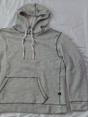 Rails 100% Cotton Smith Striped Hoodie Navy Stripe Cream Men's L